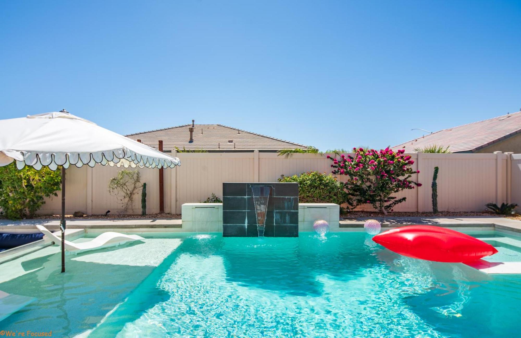 Villa 5Br3B Pool, 2Mi To Fstvals, Ev Chrgr, Gym, Games Indio Esterno foto